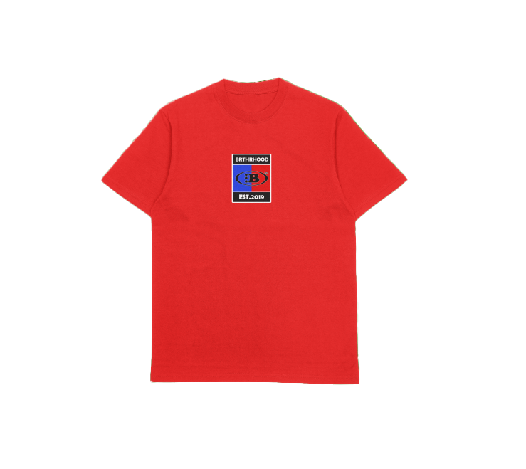 B VINTAGE LOGO TEE[RED]