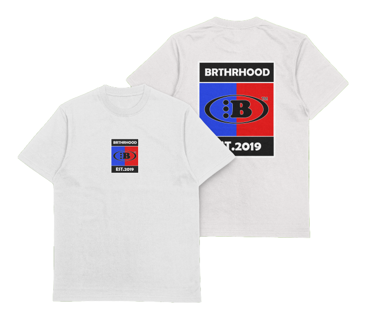 B VINTAGE LOGO TEE[WHITE]