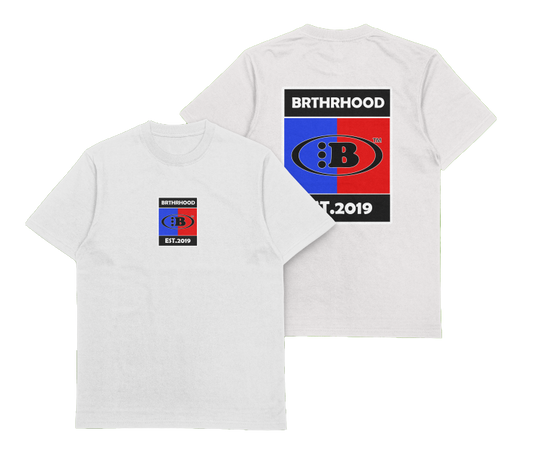 B VINTAGE LOGO TEE[WHITE]