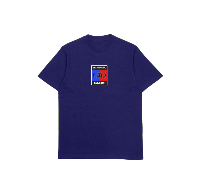 B VINTAGE LOGO TEE[NAVY]