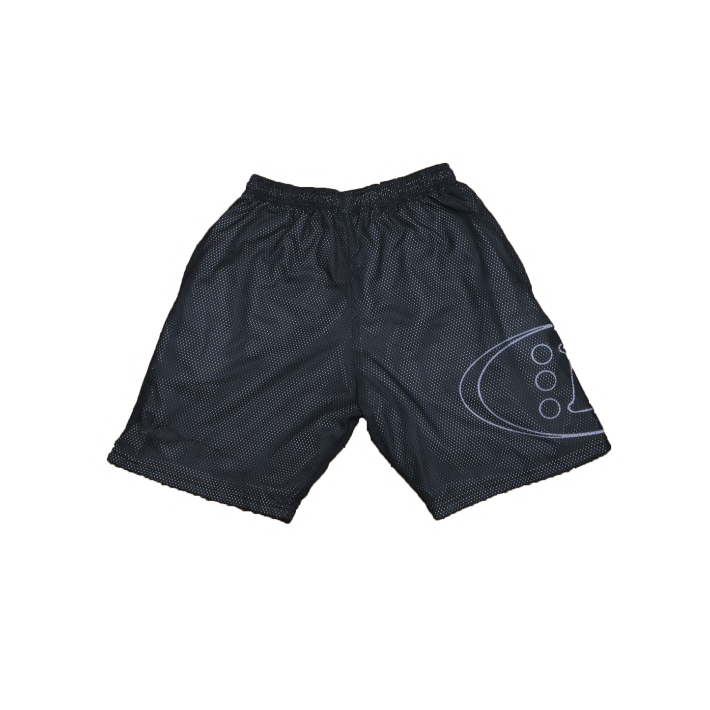 B ESSENTIAL MESH SHORTS [NOIR LUX BLACK]