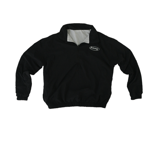 UNIFORM QUARTER ZIP TRACK JACKET[BLACK]