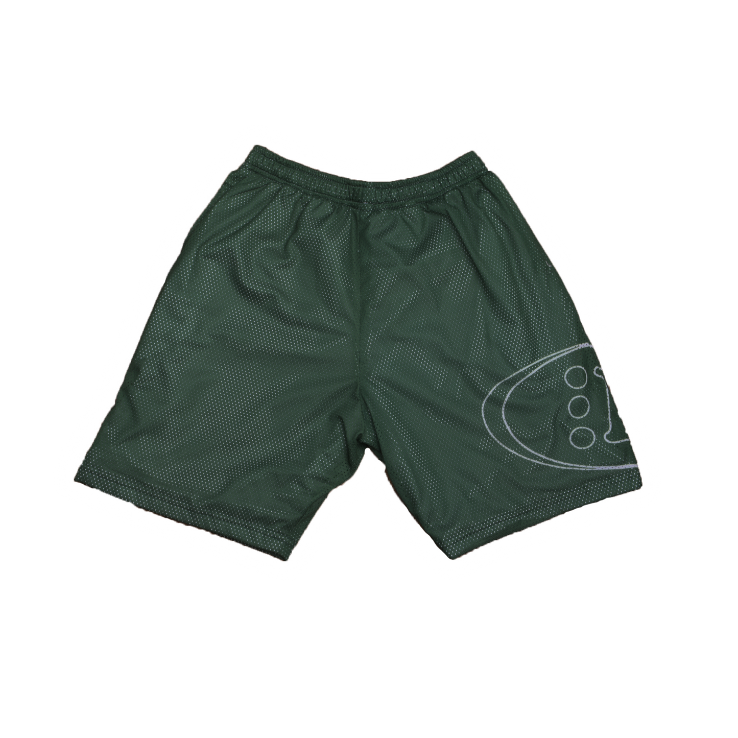 B ESSENTIAL MESH SHORTS [GREENSTATE GREEN]