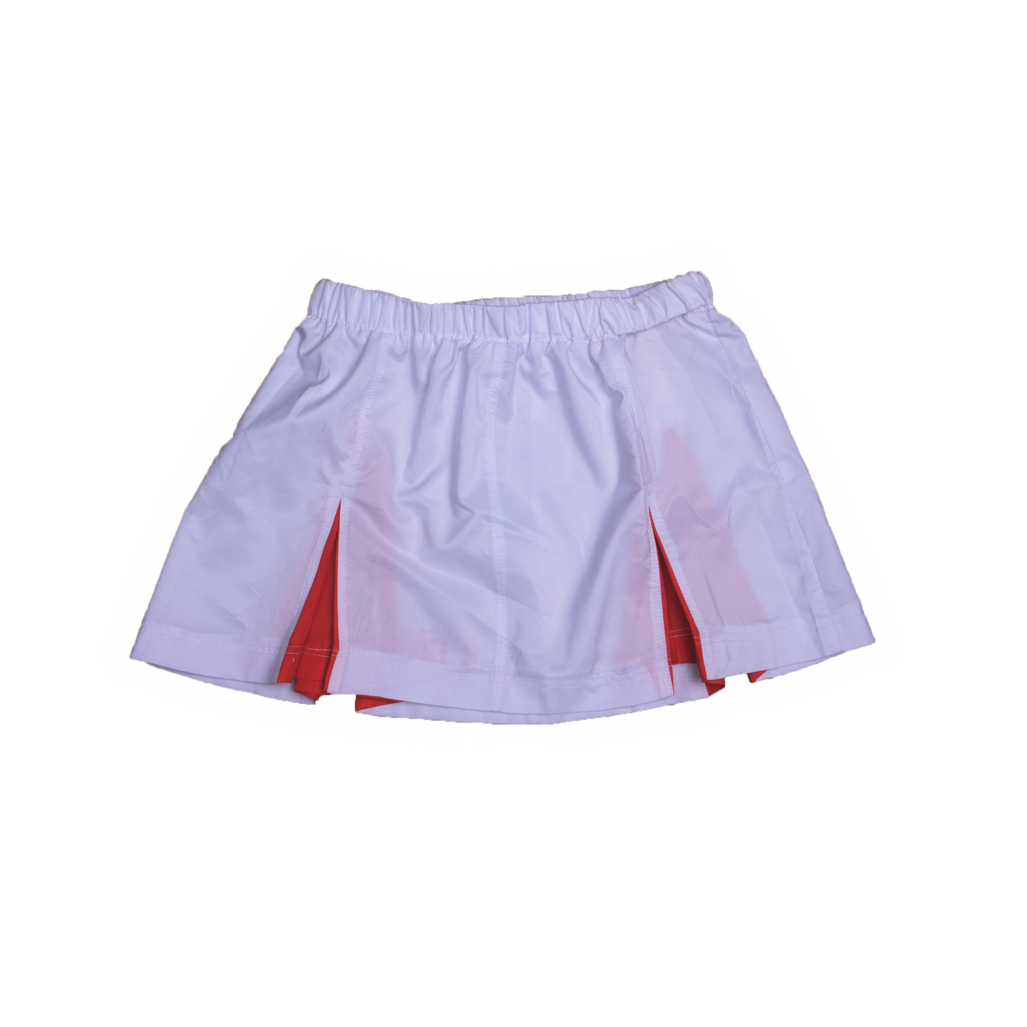 B WOMENS TENNIS SKIRT[WHITE/RED]