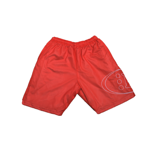 B ESSENTIAL MESH SHORTS [FIRECRACKER RED]