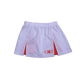 B WOMENS TENNIS SKIRT[WHITE/RED]