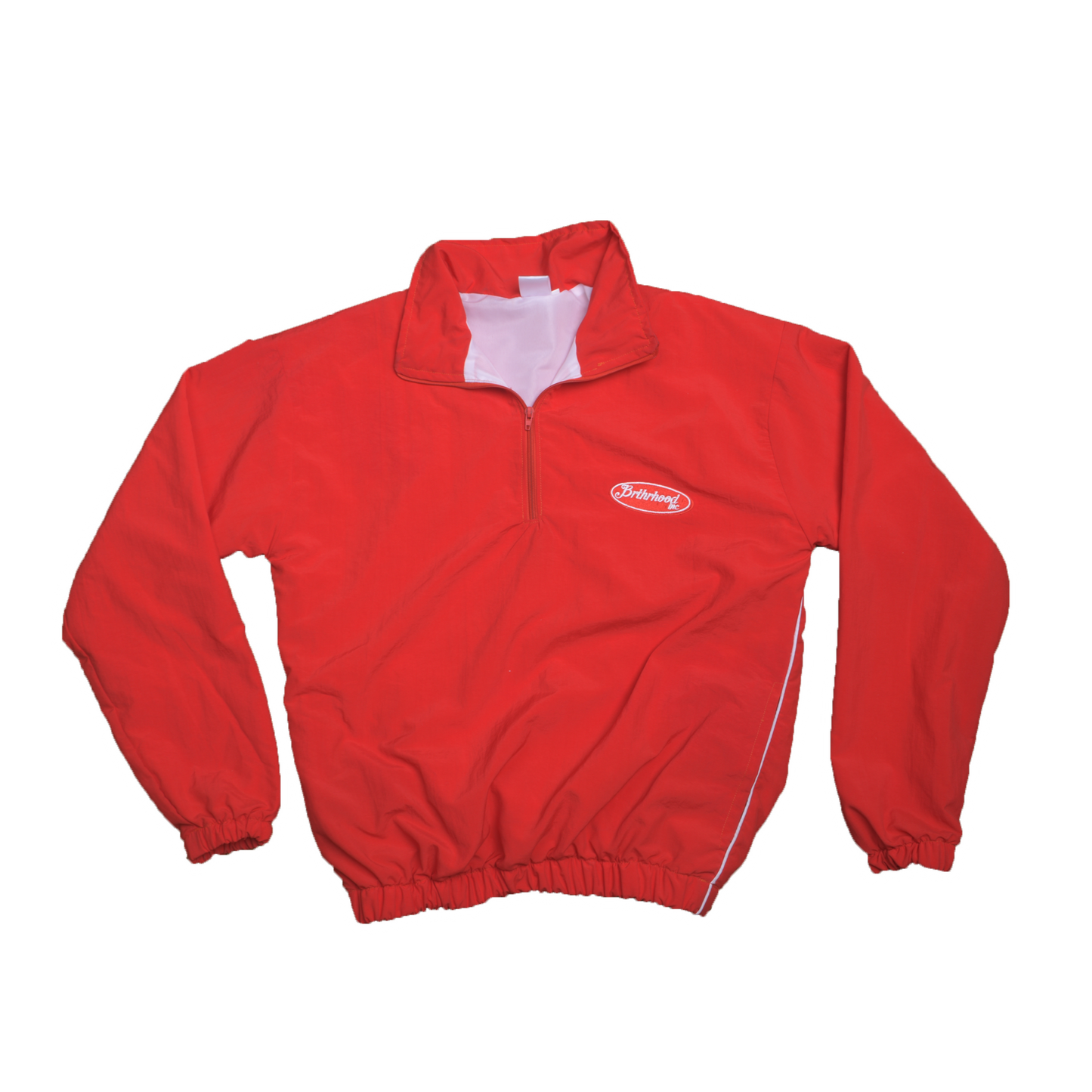 UNIFORM QUARTER ZIP TRACK JACKET[RED]